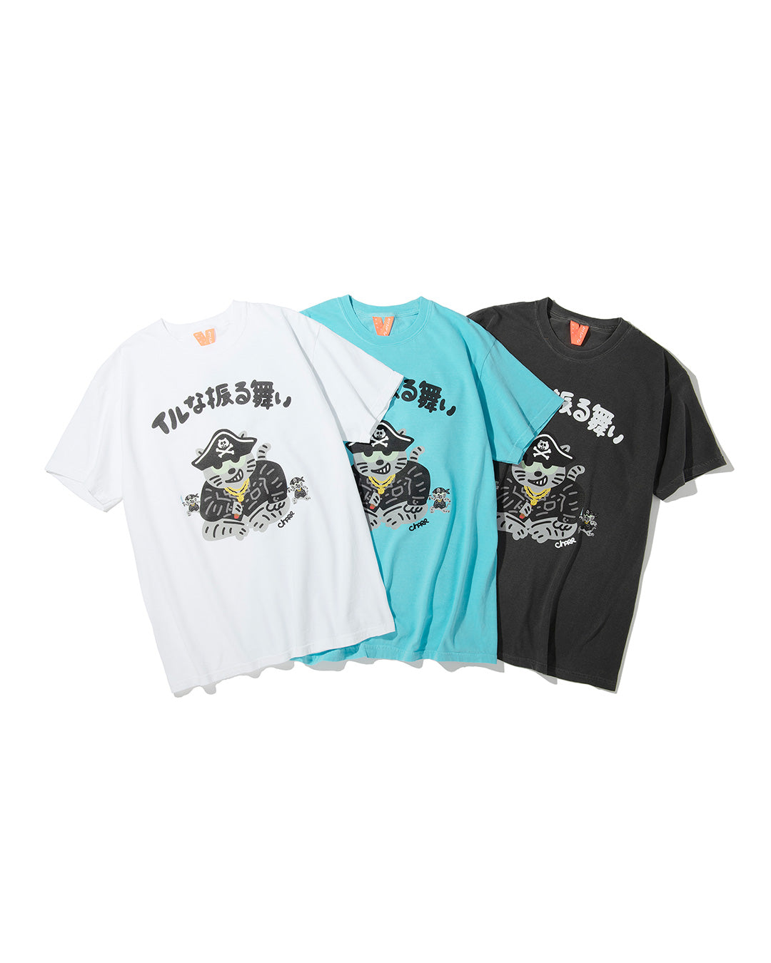 Charr Morita x FLATLUX - Nyanpiece Tee