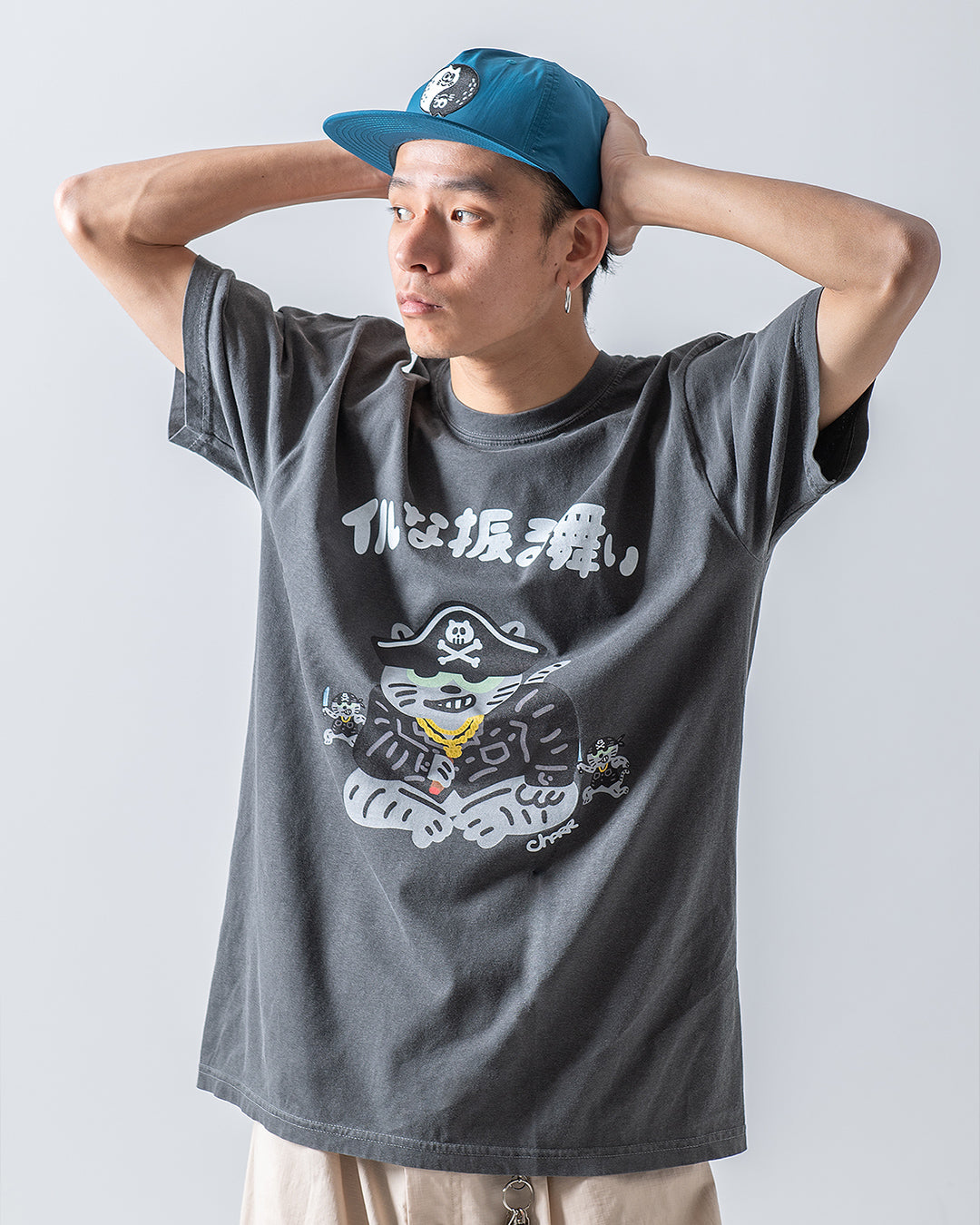 Charr Morita x FLATLUX - Nyanpiece Tee