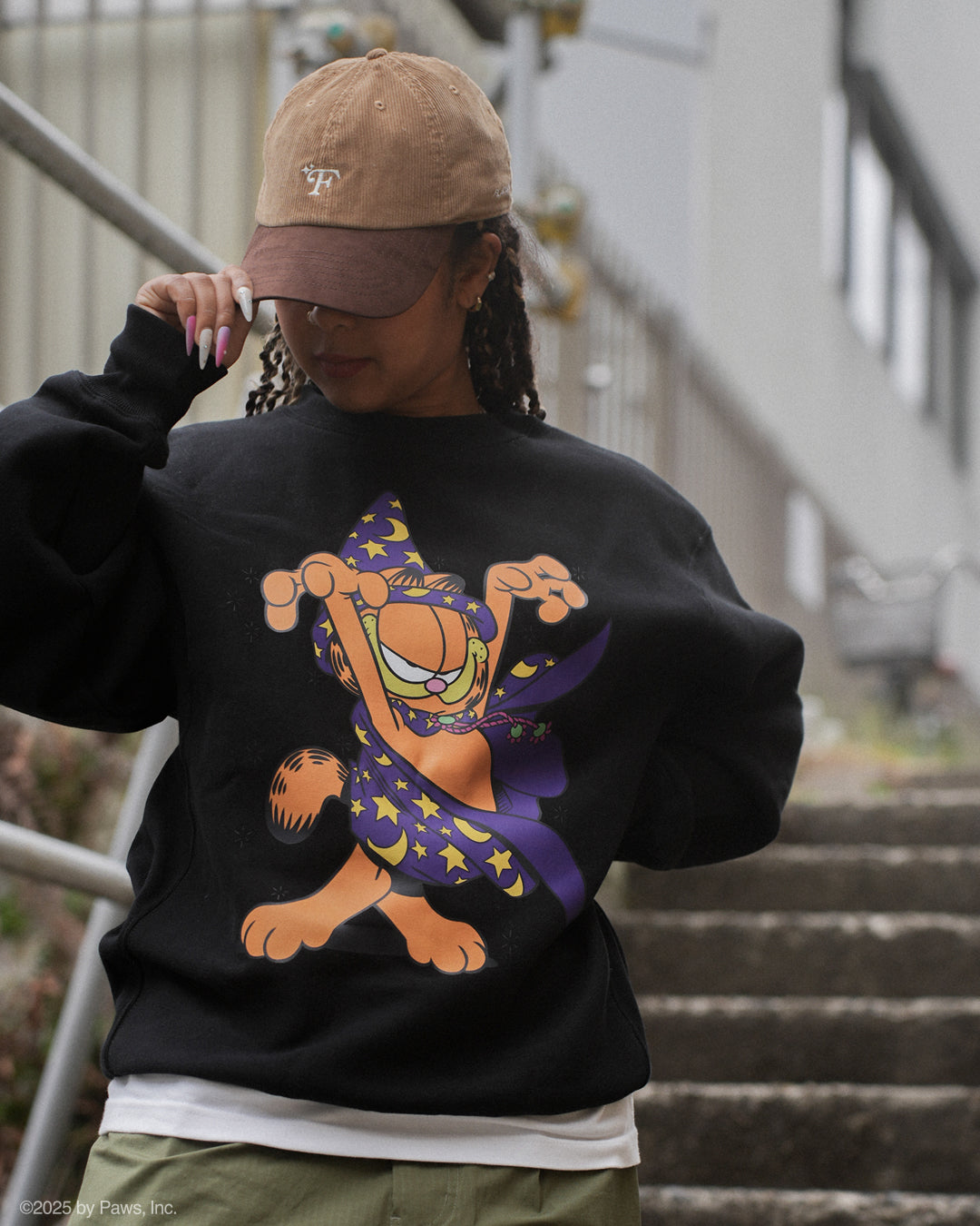 GARFIELD x FLATLUX - Wizard Crewneck