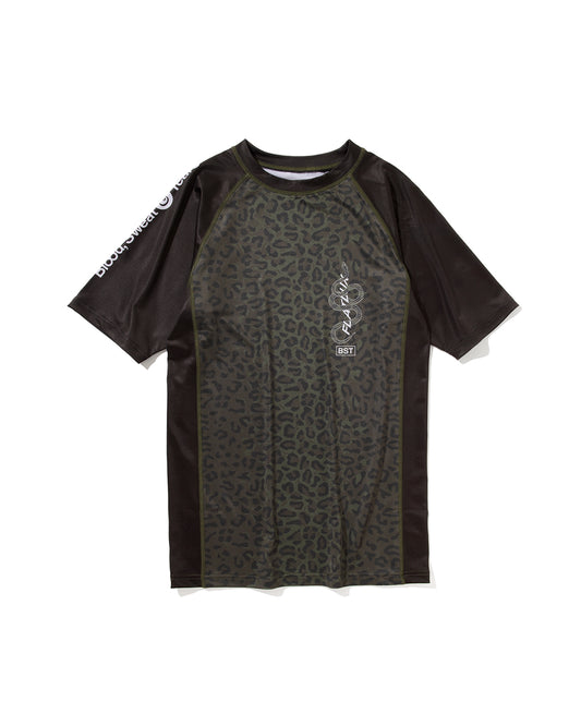 FLATLUX BST - OG Ss Rashguard leopard camo