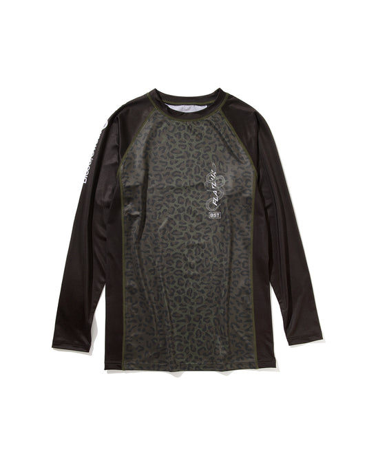 FLATLUX BST - DB Ls Rashguard leopard camo