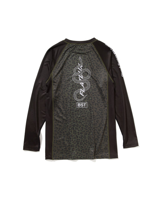 FLATLUX BST - DB Ls Rashguard leopard camo