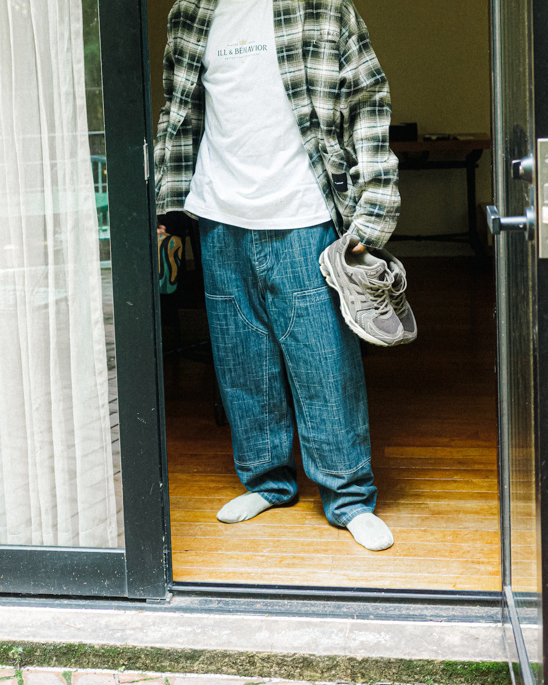 D.Knee Balloon Denim "slab"