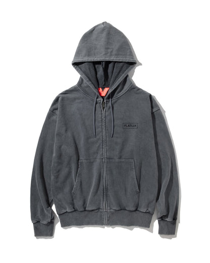 Distress Zip Hoodie