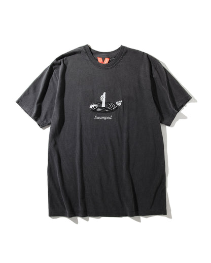 BASECREAM x FLATLUX x Manhattan Records - Swamped Tee