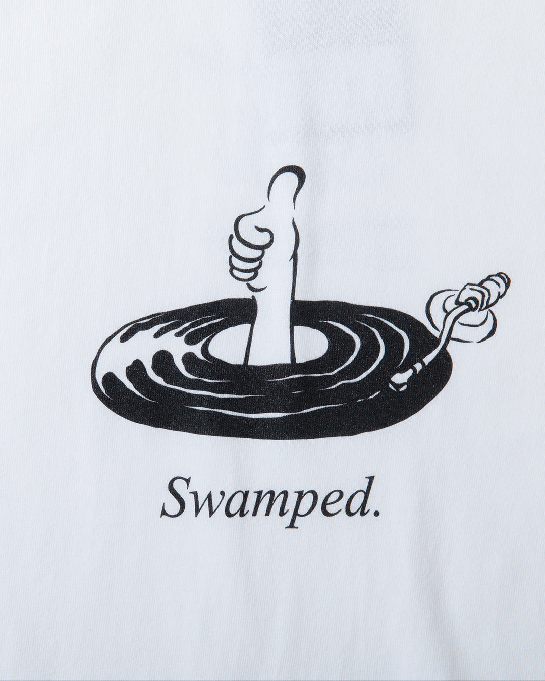 BASECREAM x FLATLUX x Manhattan Records - Swamped Tee