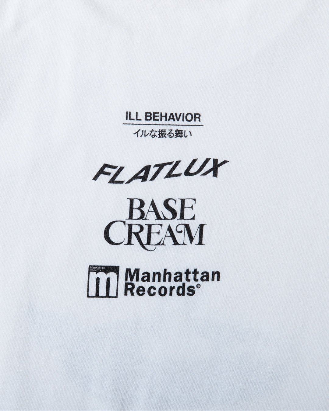 BASECREAM x FLATLUX x Manhattan Records - Swamped Tee