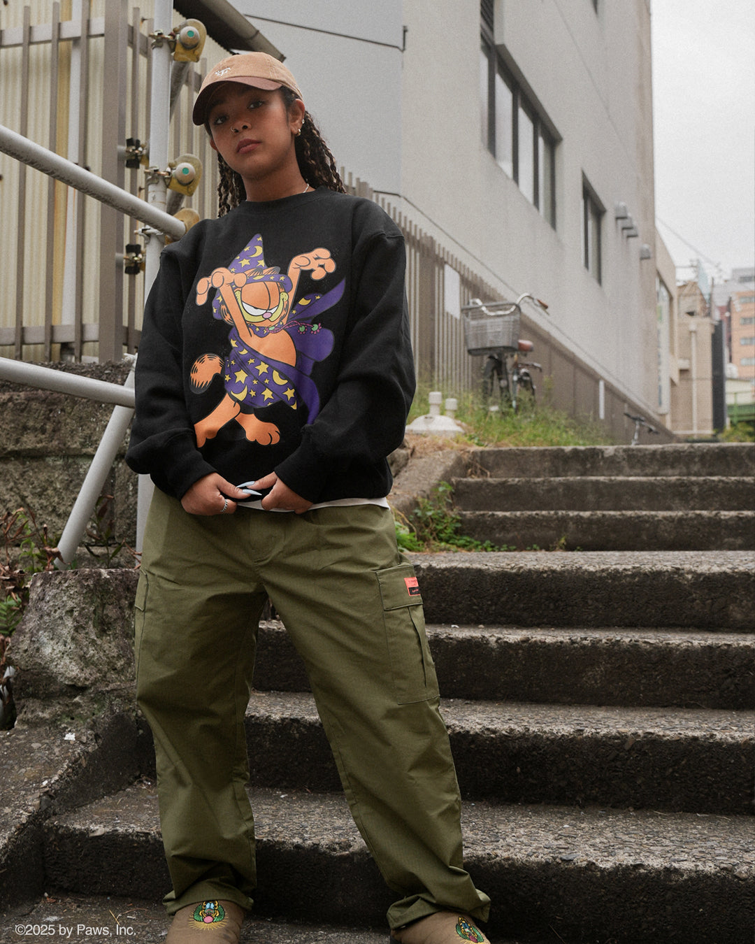 GARFIELD x FLATLUX - Wizard Crewneck