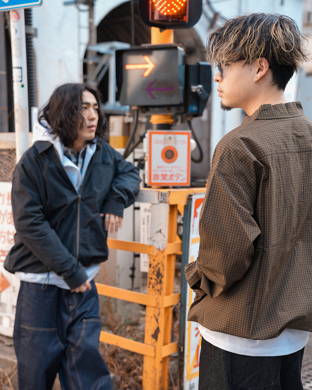 Vain Zip Shirt "plaid"