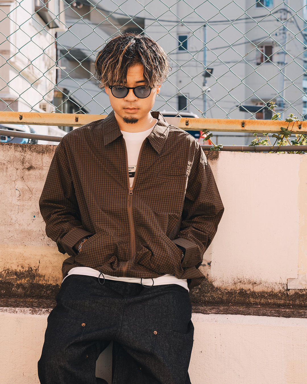 Vain Zip Shirt "plaid"