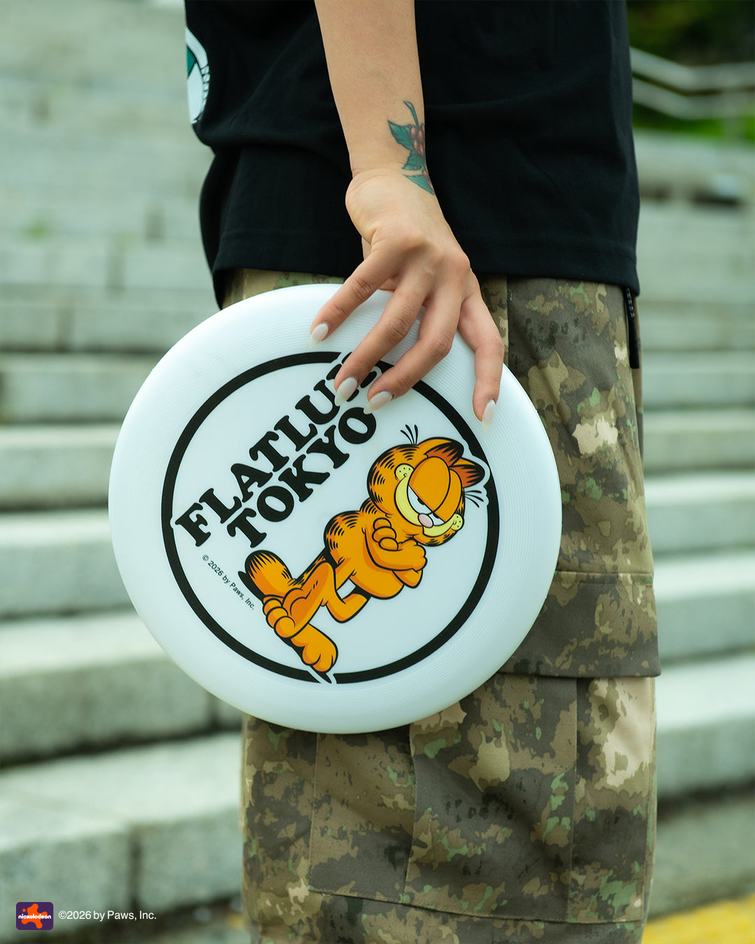 Garfield x FLATLUX - Slug Flying Disc