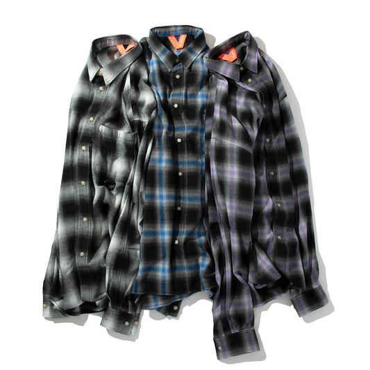 Grand Theft Shirt “ombre flannel”